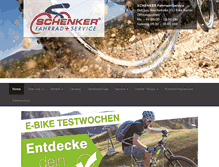 Tablet Screenshot of fahrrad-schenker.de